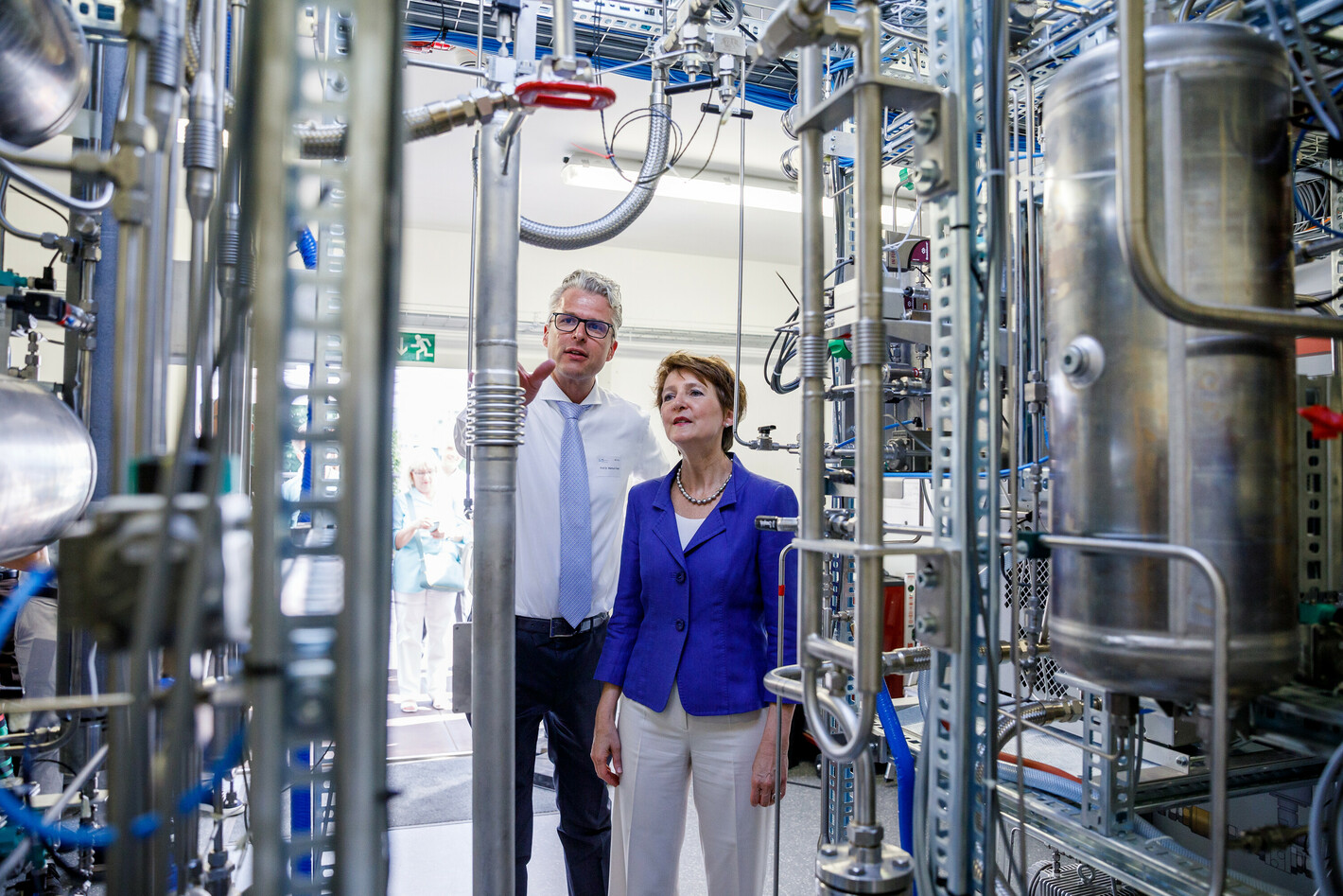 Besuch der Anlage von Alt-Bundesrätin Sommaruga