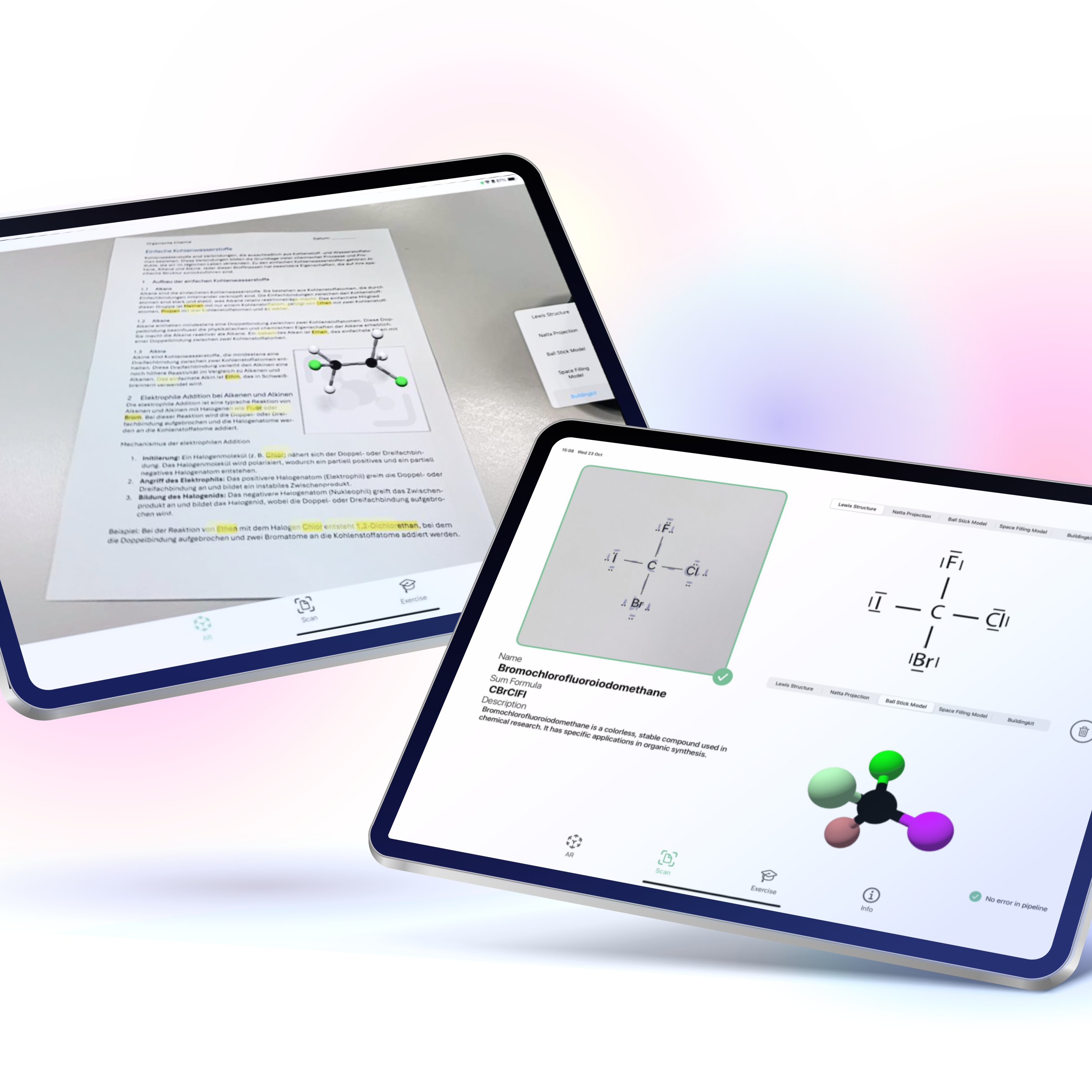 ChemStrucLearn heisst die neue App, welche das Fach den Schülern und Lehrern einfacher machen soll.