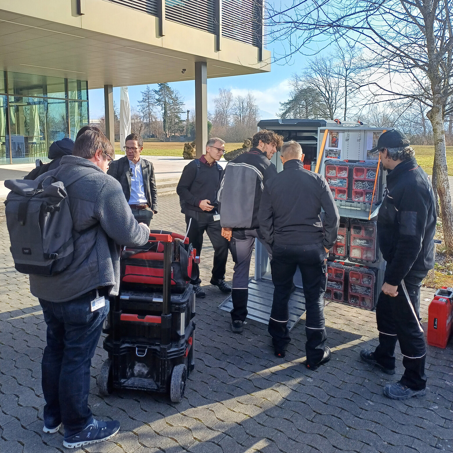 Werkzeugbox am Campus Rapperswil.