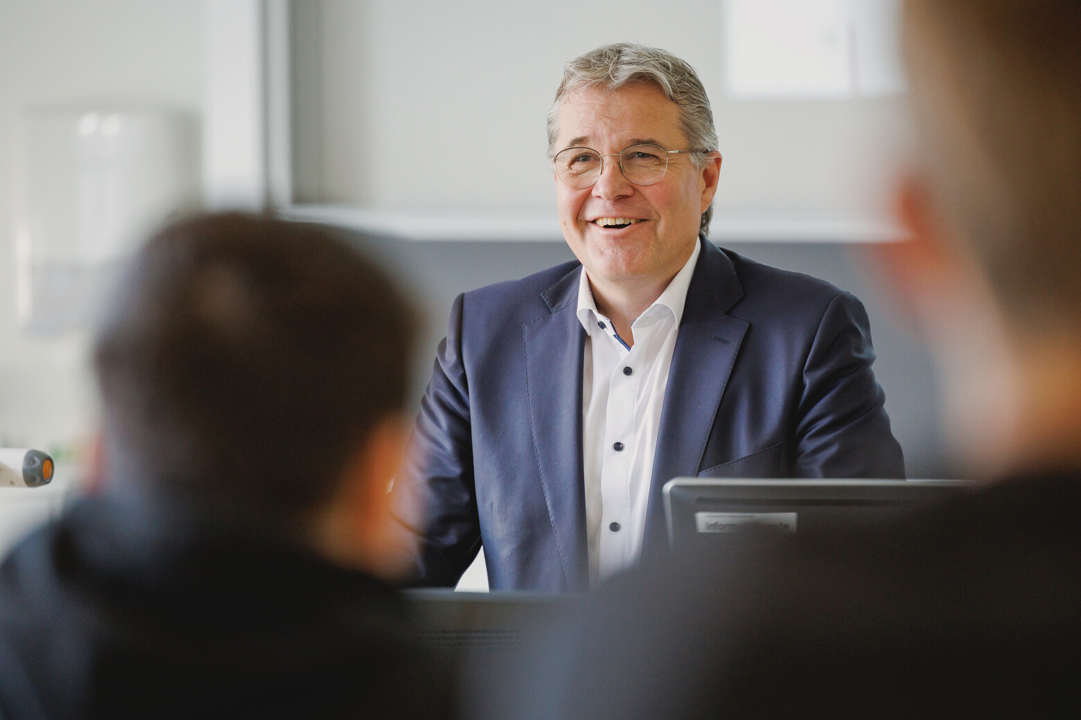 Im Portrait Prof. Dr.-Ing. Knut Siercks, Leiter des Departements Technik an der OST. 