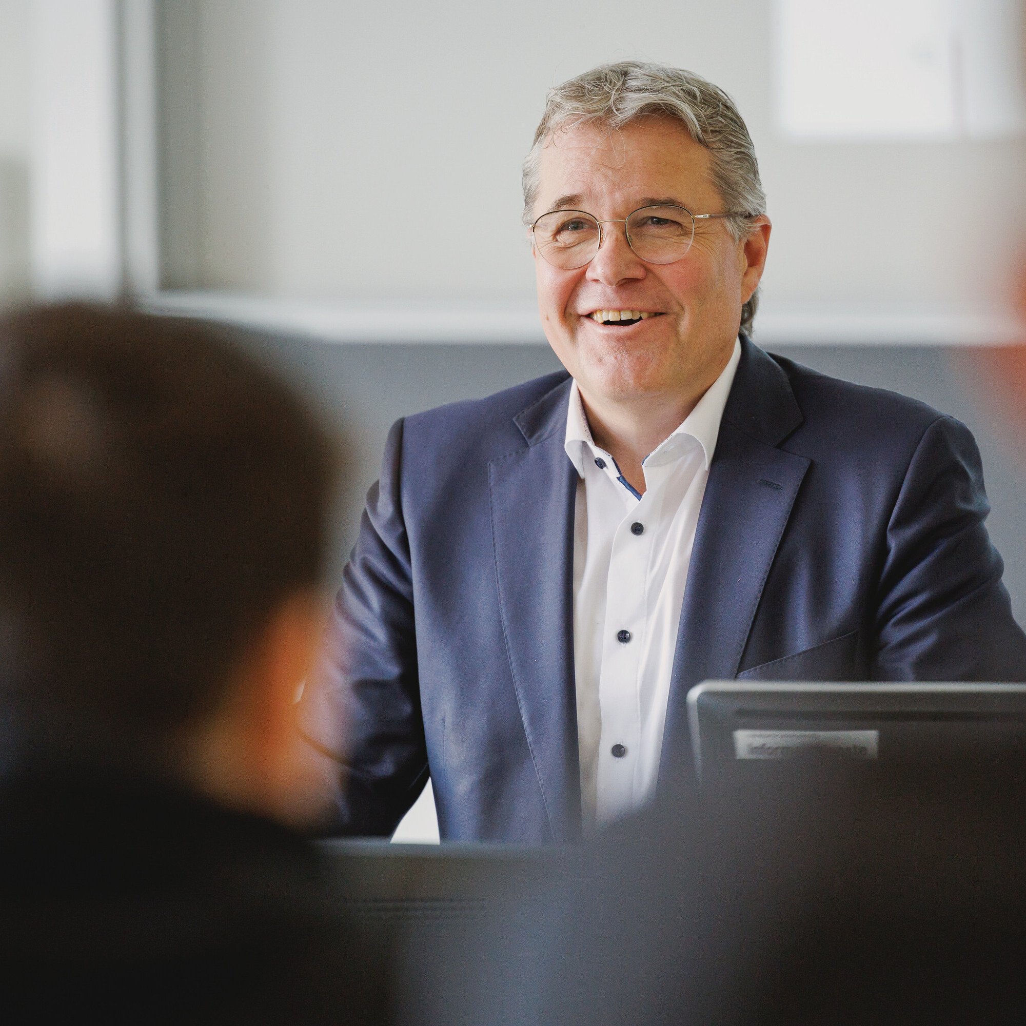 Im Portrait Prof. Dr.-Ing. Knut Siercks, Leiter des Departements Technik an der OST. 