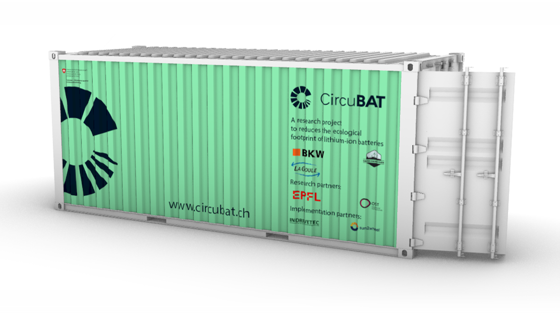 Der Batteriecontainer verlängert den Lebenszyklus von Batterien nachhaltig.
