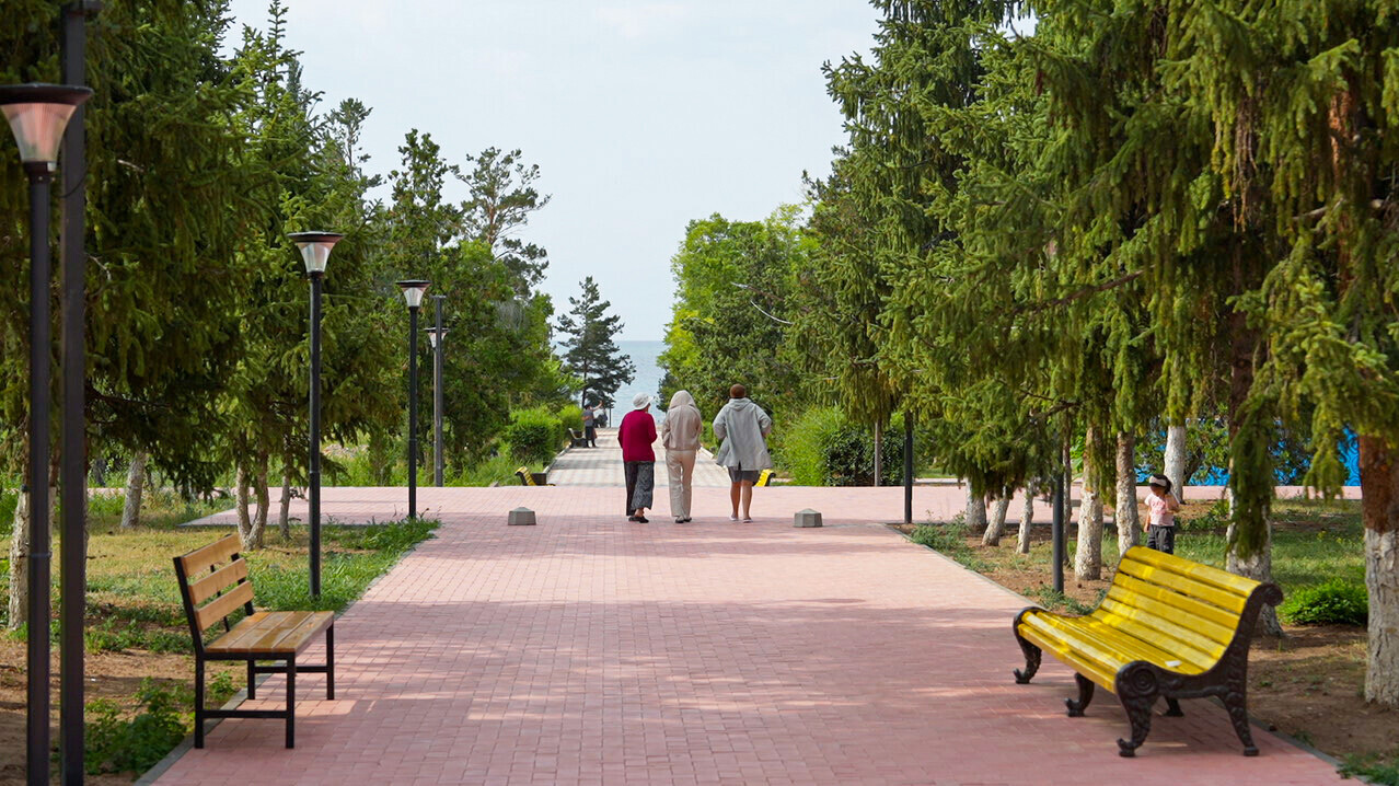Das Sanatorium am Issyk-Köl See liegt auf 1500 Metern über dem Meeresspiegel.