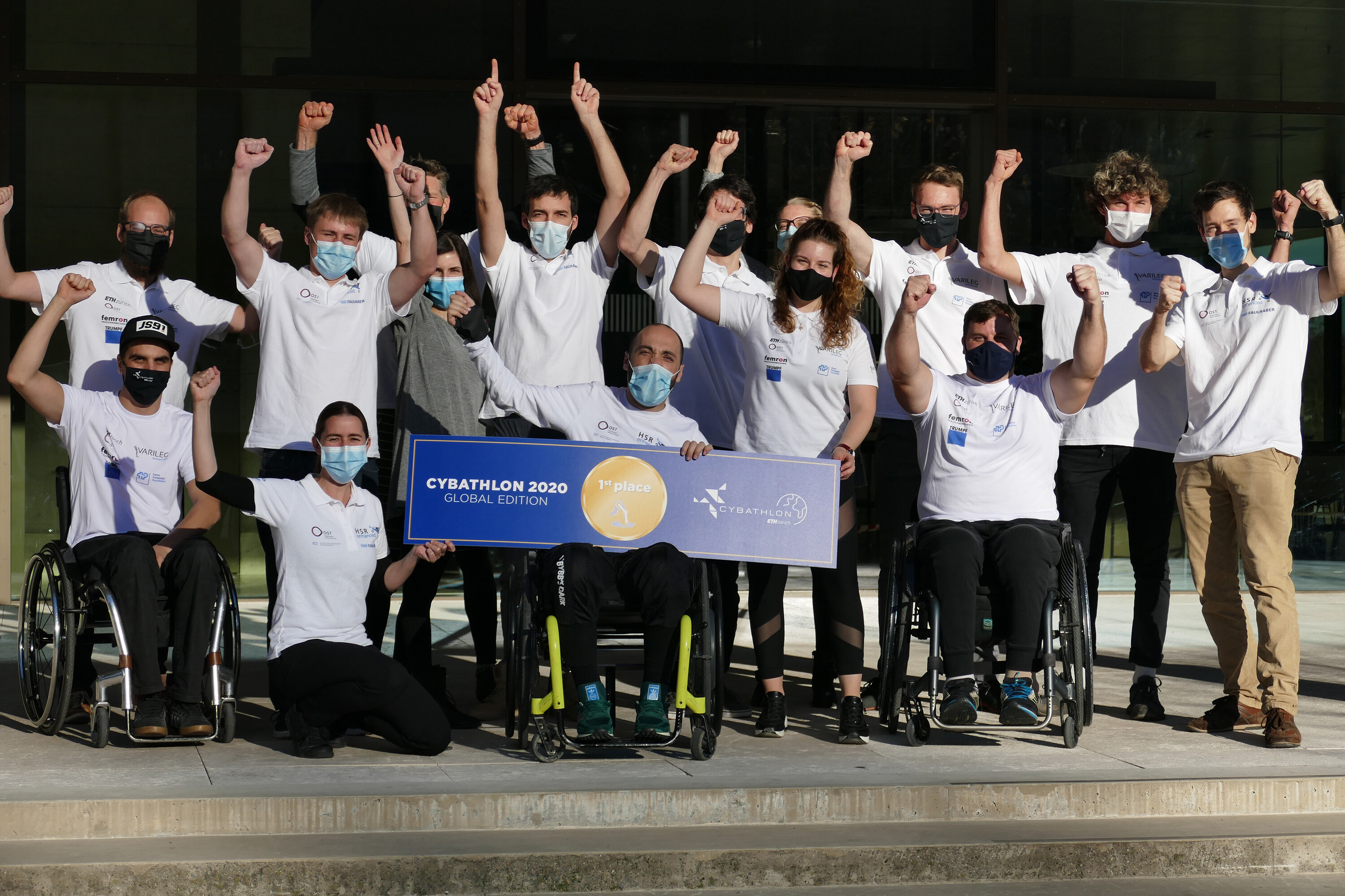 Siegerfoto vom Cybathlon 2020